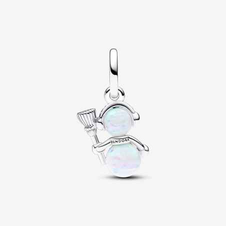 CHARM PENDENTE PUPAZZO DI NEVE OPALE DONNA PANDORA 