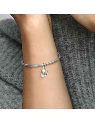 CHARM PENDENTE PUPAZZO DI NEVE OPALE DONNA PANDORA  792981C01 PANDORA