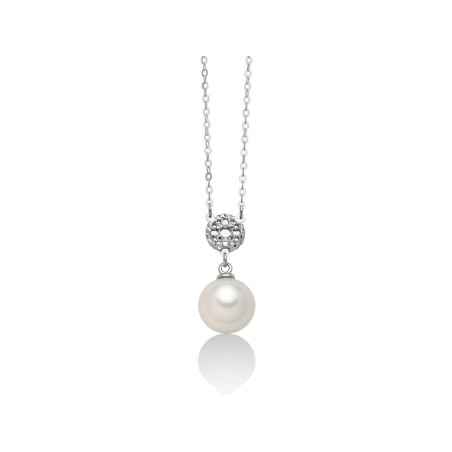 COLLANA IN ORO BIANCO DONNA MILUNA LE PERLE PCL6169 MILUNA
