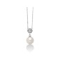 COLLANA IN ORO BIANCO DONNA MILUNA LE PERLE
