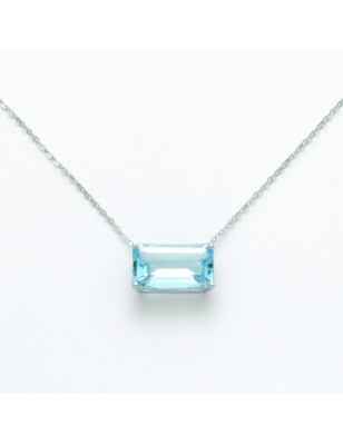 COLLANA ORO BIANCO DONNA MILUNA GEMMA DEL CIELO CLD4172X MILUNA