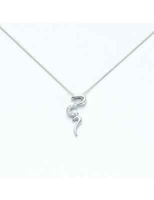 COLLANA PENDENTE SERPENTE DONNA MILUNA I DIAMANTI CLD2212 MILUNA