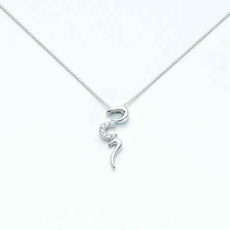 COLLANA PENDENTE SERPENTE DONNA MILUNA I DIAMANTI CLD2212 MILUNA