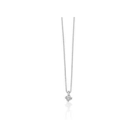COLLANA PUNTO LUCE ORO BIANCO DONNA MILUNA I DIAMANTI CLD4086-005G7 MILUNA