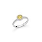 ANELLO ORO BIANCO ZAFFIRO GIALLO DONNA MILUNA LE GEMME ANELLO ORO BIANCO ZAFFIRO GIALLO DONNA MILUNA LE GEMME