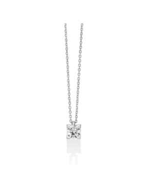 COLLANA PUNTO LUCE ORO BIANCO DONNA MILUNA I DIAMANTI CLD4512-050C MILUNA