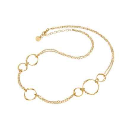 COLLANA ELEMNTI TONDEGGIANTI DONNA AQUAFORTE INTRECCI H4184754 AQUAFORTE