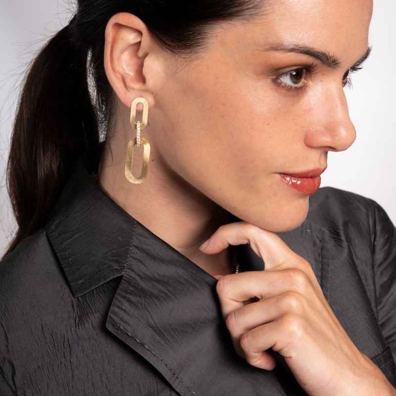 ORECCHINI OVALI CON ELEMENTI INTRECCIATI DONNA AQUAFORTE ORECCHINI OVALI CON ELEMENTI INTRECCIATI DONNA AQUAFORTE