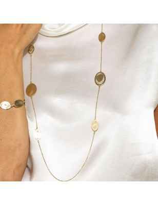 COLLANA LUNGA OVALI PREZIOSI DONNA AQUAFORTE 