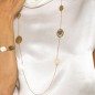 COLLANA LUNGA OVALI PREZIOSI DONNA AQUAFORTE COLLANA LUNGA OVALI PREZIOSI DONNA AQUAFORTE