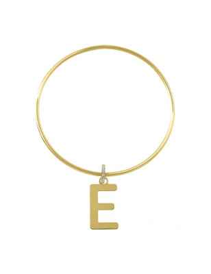 BRACCIALE CERCHIO LETTERA E DONNA AQUAFORTE H4182584E AQUAFORTE