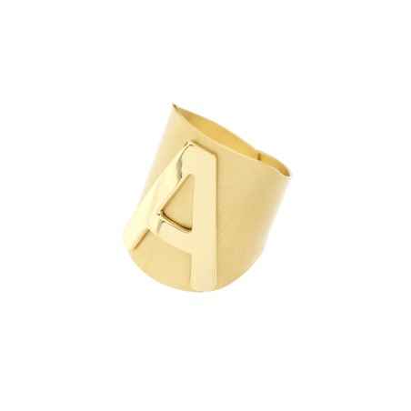 ANELLO LETTERA A MAXI FASCIONE DONNA AQUAFORTE H0461030A AQUAFORTE