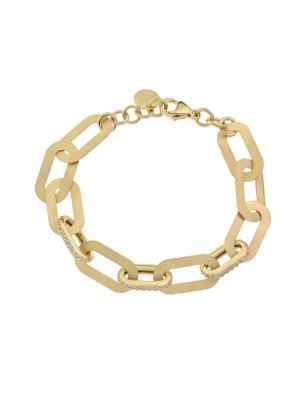BRACCIALE GLI OVALI CON ZIRCONI BIANCHI AQUAFORTE H0462584 AQUAFORTE