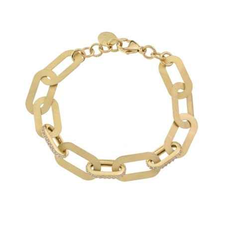 BRACCIALE GLI OVALI CON ZIRCONI BIANCHI AQUAFORTE H0462584 AQUAFORTE