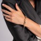 BRACCIALE GLI OVALI CON ZIRCONI BIANCHI AQUAFORTE BRACCIALE GLI OVALI CON ZIRCONI BIANCHI AQUAFORTE