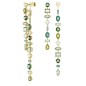 ORECCHINI PENDENTI EXTRA LUNGHI VERDI SWAROVSKI ORECCHINI PENDENTI EXTRA LUNGHI VERDI SWAROVSKI