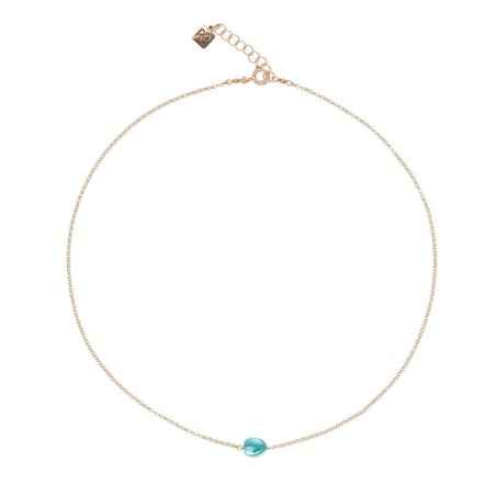 COLLANA ACQUAMARINA DONNA ROSSOPREZIOSO SEMINO D'AMORE GC 24405 A ROSSOPREZIOSO
