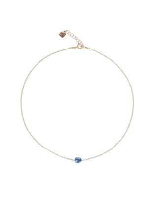 COLLANA GLAM BLUE DONNA ROSSOPREZIOSO SEMINO D'AMORE GC 24405 GB ROSSOPREZIOSO
