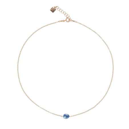 COLLANA GLAM BLUE DONNA ROSSOPREZIOSO SEMINO D'AMORE GC 24405 GB ROSSOPREZIOSO