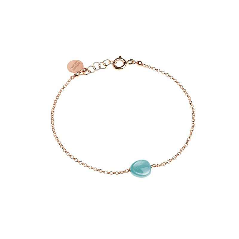 BRACCIALE ACQUAMARINA DONNA ROSSOPREZIOSO SEMINO D'AMORE BRACCIALE ACQUAMARINA DONNA ROSSOPREZIOSO SEMINO D'AMORE