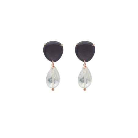 ORECCHINI LADYLIKE STONE BLACK VELVET ROSSOPREZIOSO OC 23054 BV ROSSOPREZIOSO