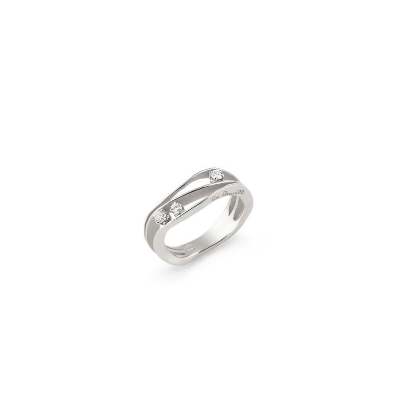 ANELLO ORO BIANCO DONNA ANNAMARIA CAMMILLI DUNE