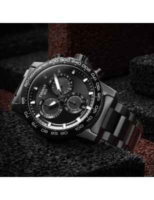OROLOGIO TOTAL BLACK UOMO TISSOT SUPER SPORT T1256173305100 TISSOT