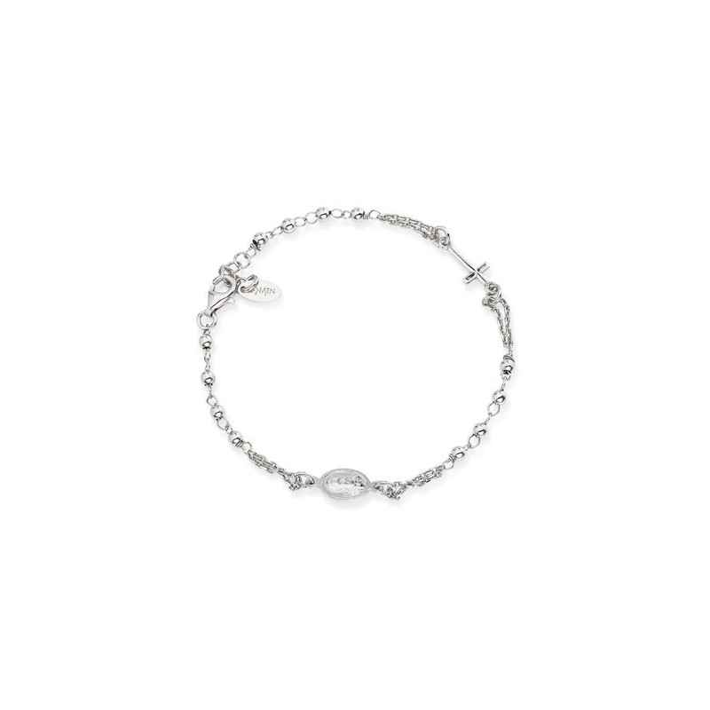 BRACCIALE ROSARIO ARGENTO AMEN