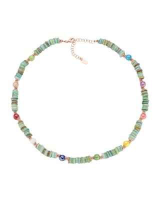 COLLANA GIADA VERDE DONNA AMEN OCEANIA CLRORVE40 AMEN