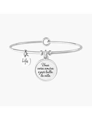 BRACCIALE UNA VERA AMICA È PER TUTTA LA VITA DONNA KIDULT  732144 KIDULT