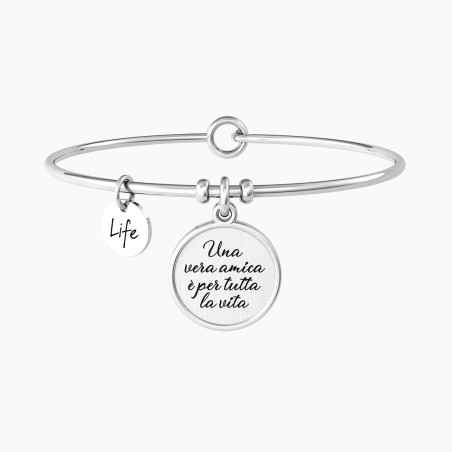 BRACCIALE UNA VERA AMICA È PER TUTTA LA VITA DONNA KIDULT  732144 KIDULT