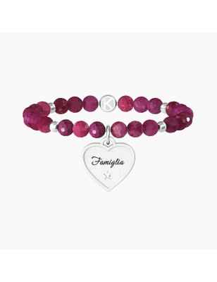 BRACCIALE AGATA FUCSIA DONNA KIDULT FAMILY 732152 KIDULT
