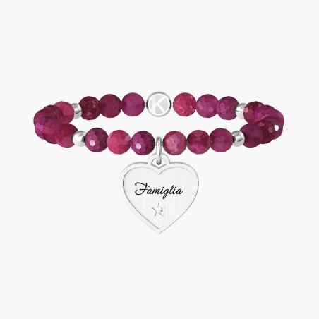 BRACCIALE AGATA FUCSIA DONNA KIDULT FAMILY 732152 KIDULT