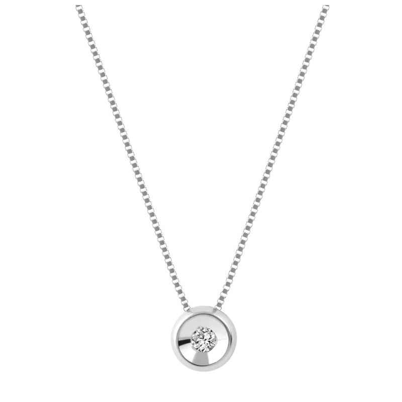COLLANA PUNTO LUCE ORO E DIAMANTE DONNA DEMETRA COLLANA PUNTO LUCE ORO E DIAMANTE DONNA DEMETRA