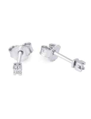 ORECCHINI PUNTO LUCE ORO E DIAMANTI 0.03CT DEMETRA 022.Q.003.W.A3 DEMETRA