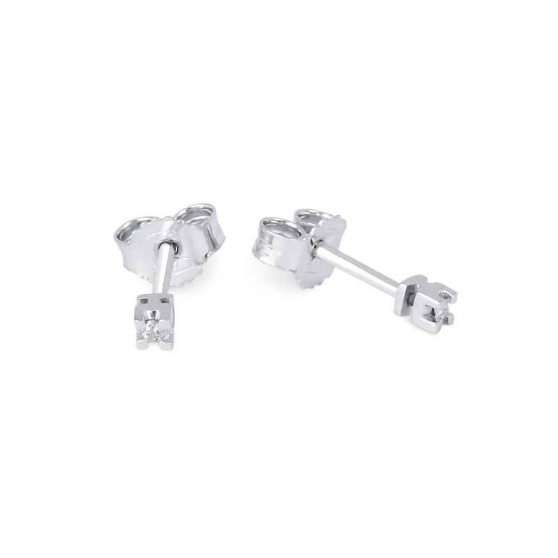 ORECCHINI PUNTO LUCE ORO E DIAMANTI 0.03CT DEMETRA ORECCHINI PUNTO LUCE ORO E DIAMANTI 0.03CT DEMETRA
