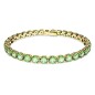 BRACCIALE TENNIS TAGLIO TONDO VERDE M SWAROVSKI BRACCIALE TENNIS TAGLIO TONDO VERDE M SWAROVSKI