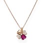 COLLANA QUADRICUORE ROSE' DONNA AMEN COLLANA QUADRICUORE ROSE' DONNA AMEN