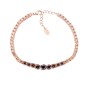 BRACCIALE TENNIS DEGRADE' MARRONE DONNA AMEN BRACCIALE TENNIS DEGRADE' MARRONE DONNA AMEN