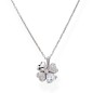 COLLANA QUADRICUORE CON ZIRCONI BIANCHI DONNA AMEN COLLANA QUADRICUORE CON ZIRCONI BIANCHI DONNA AMEN