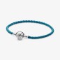 BRACCIALE PELLE TURCHESE 19CM DONNA PANDORA BRACCIALE PELLE TURCHESE 19CM DONNA PANDORA