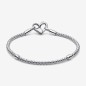 BRACCIALE MAGLIA GEOMETRICA CHIUSURA CUORE MIS18 DONNA PANDORA BRACCIALE MAGLIA GEOMETRICA CHIUSURA CUORE MIS18 DONNA PANDORA