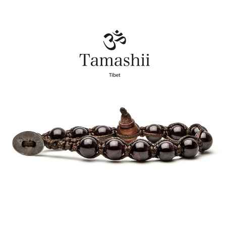 BRACCIALE GRANATO UOMO-DONNA TAMASHII 1 GIRO bhs900-126 TAMASHII