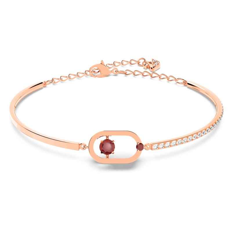 BRACCIALE FORMA OVALE ROSSO SPARKLING DANCE DONNA SWAROVSKI BRACCIALE FORMA OVALE ROSSO SPARKLING DANCE DONNA SWAROVSKI