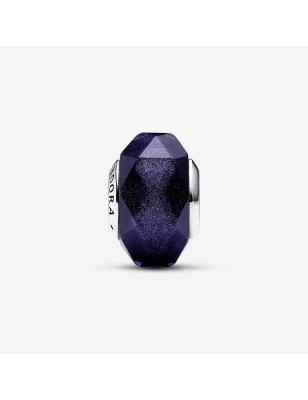 CHARM VETRO MURANO NOTTE STELLATA BLU DONNA PANDORA 