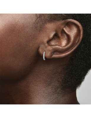 ORECCHINI CERCHI PICCOLI PAVÈ DONNA PANDORA 