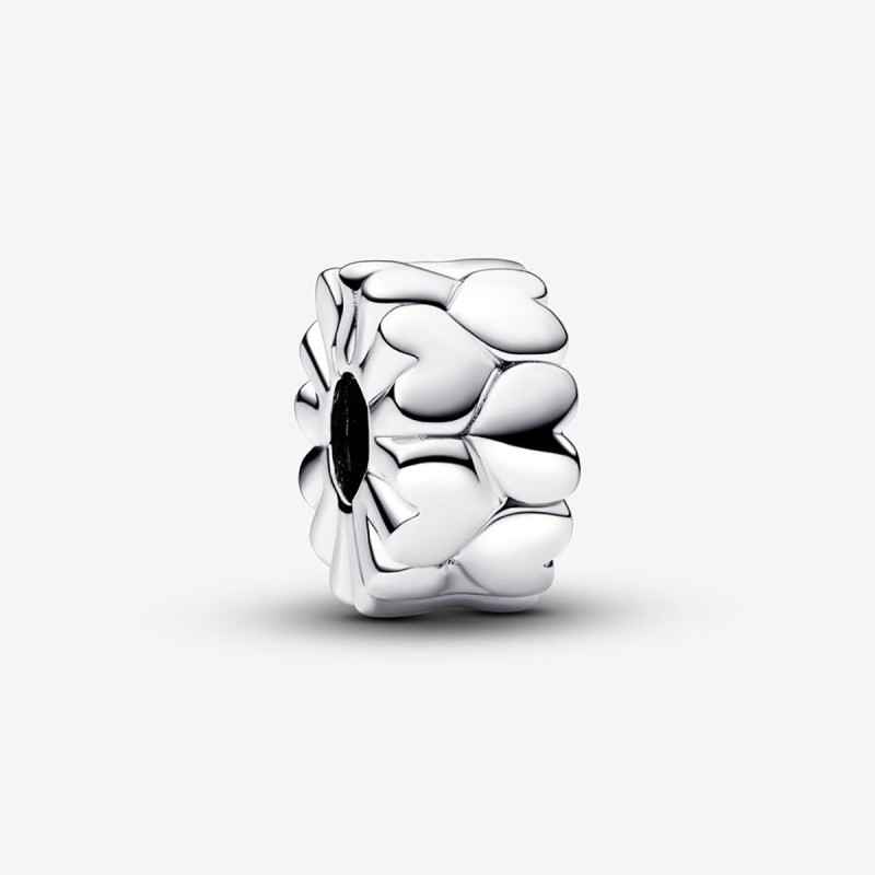 CHARM CLIP CUORI IN RILIEVO DONNA PANDORA CHARM CLIP CUORI IN RILIEVO DONNA PANDORA