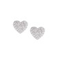 ORECCHINI DIAMOND CUORI PAVE' DONNA AMEN ORECCHINI DIAMOND CUORI PAVE' DONNA AMEN