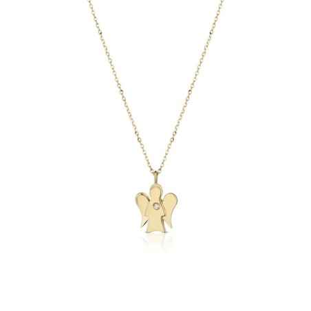 COLLANA PENDENTE ANGELO ORO E DIAMANTE ROBERTO GIANNOTTI PZ657 ROBERTO GIANNOTTI