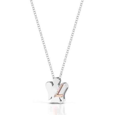 COLLANA ANGELO CON LETTERA L DONNA ROBERTO GIANNOTTI  GIA500L ROBERTO GIANNOTTI